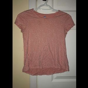 Pink dotted tee | Old Navy | L